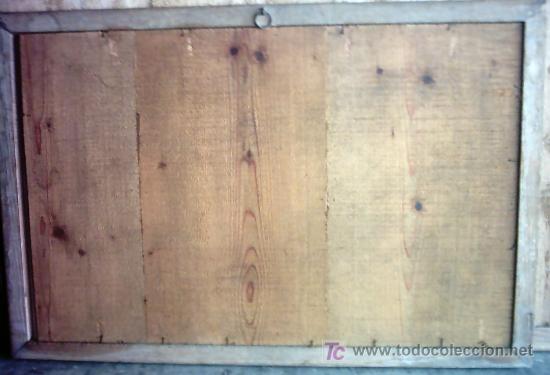 Otros objetos de arte: CUADRO ANTIGUO - SOBRE LOS 100 A&Ntilde;OS - Foto 2
