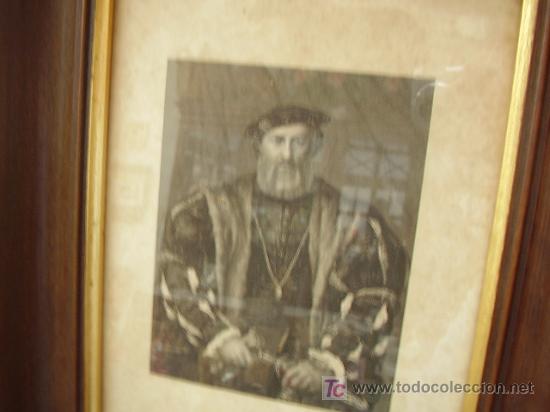 Otros objetos de arte: Grabado Hombre del Renacimiento - Foto 2
