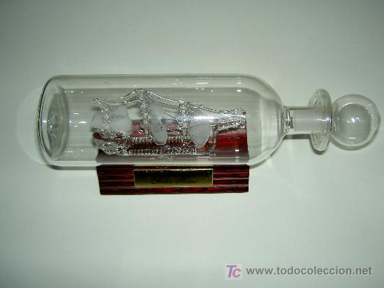 Otros objetos de arte: Adorno de barco dentro de una botella. - Foto 7