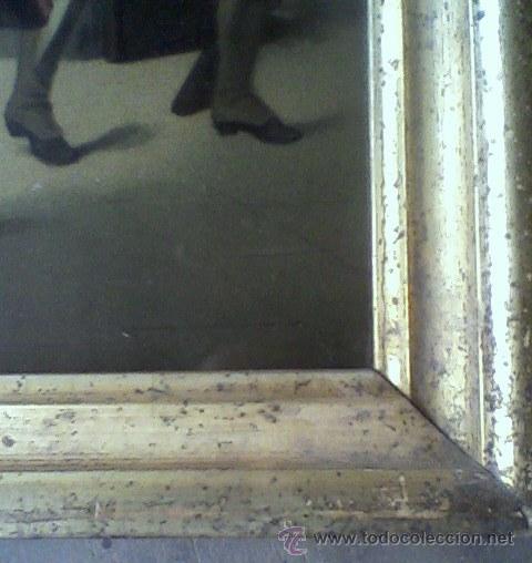 Otros objetos de arte: CUADRO ANTIGUO - SOBRE LOS 100 A&Ntilde;OS - Foto 5