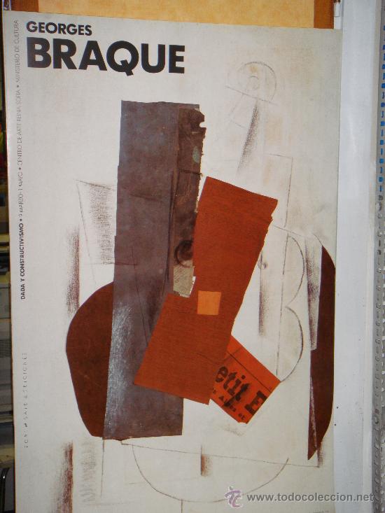 Otros objetos de arte: CARTEL EXPOSICION GEORGES BRAQUE: El peque&ntilde;o iluminador (1913).