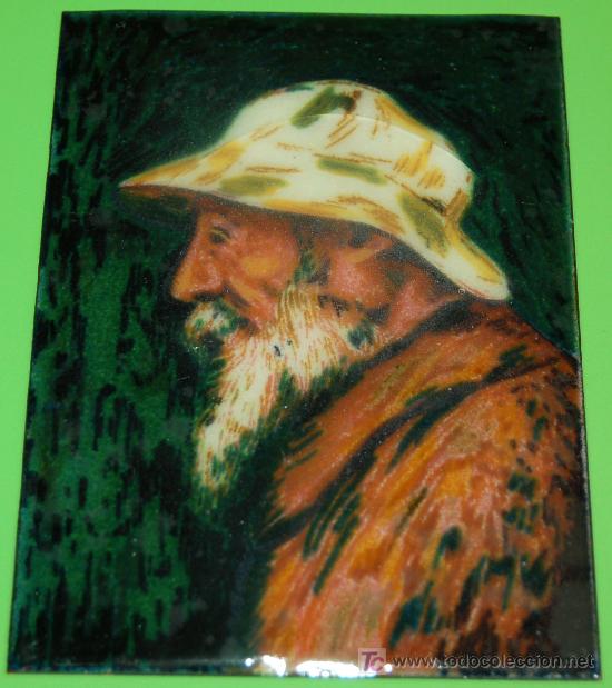 Otros objetos de arte: ANTIGUO ESMALTE SOBRE COBRE A&Ntilde;OS 60 - Foto 1