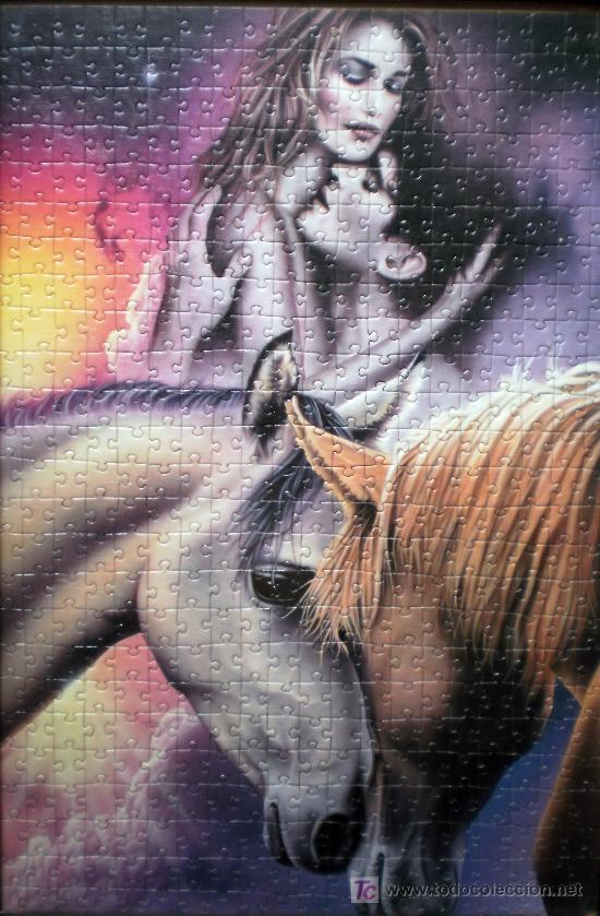 Otros objetos de arte: PUZZLE PAREJA Y CABALLOS - Foto 2