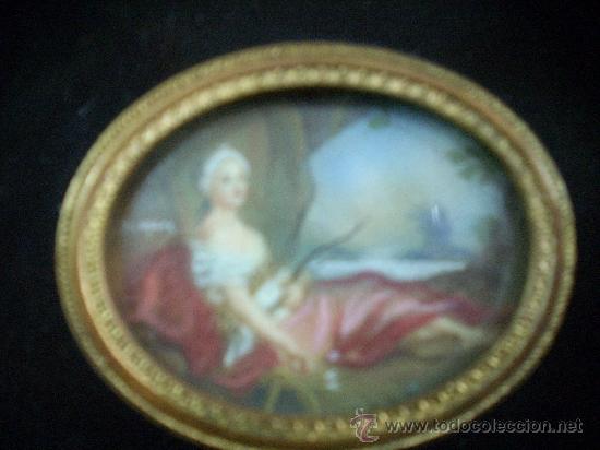 Otros objetos de arte: MAGNIFICA MINIATURA , SIGLO XIX - Foto 3
