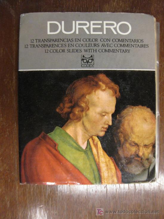 Otros objetos de arte: DURERO. 12 TRANSPARENCIAS EN COLOR CON COMENTARIOS. ED. CODEX. - Foto 1