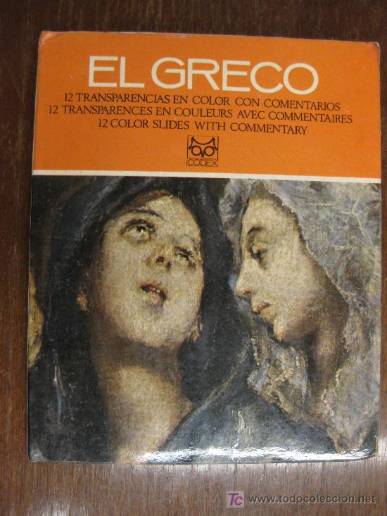 Otros objetos de arte: EL GRECO. 12 TRANSPARENCIAS EN COLOR CON COMENTARIOS. ED. CODEX. - Foto 1