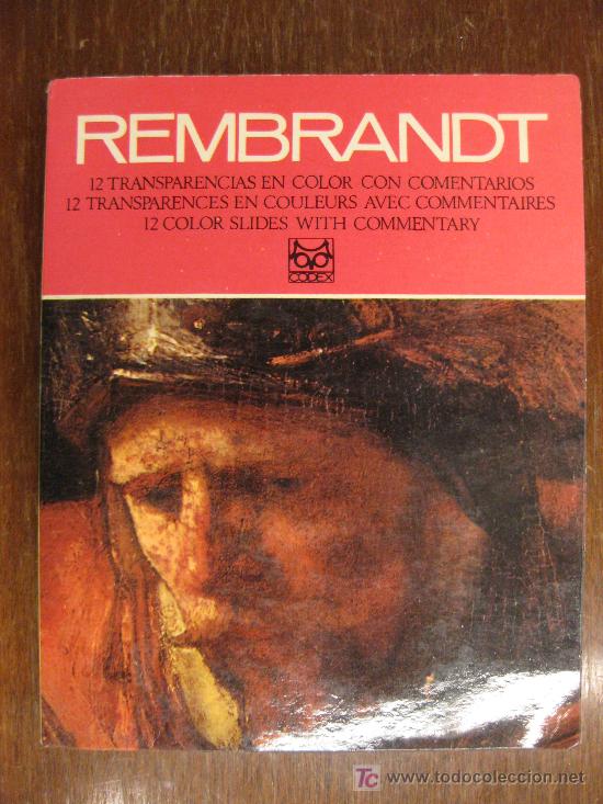 Otros objetos de arte: REMBRANDT. 12 TRANSPARENCIAS EN COLOR CON COMENTARIOS. ED. CODEX. - Foto 1