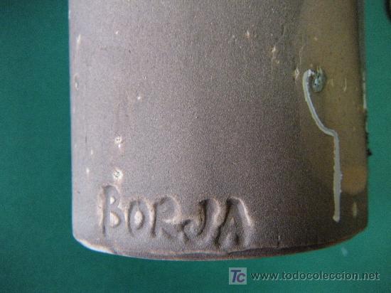 Otros objetos de arte: VASO CER&Aacute;MICO FIRMADO BORJA - Foto 1