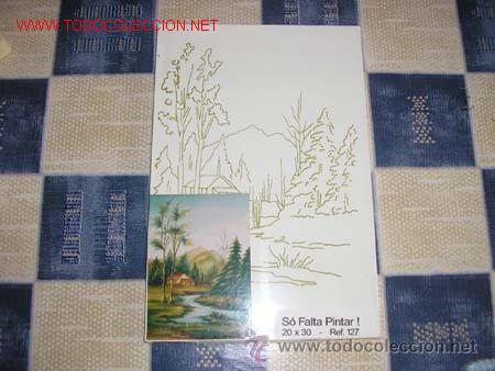 Otros objetos de arte: PAISAJE PARA PINTAR LIENZO - ARTICULO NUEVO - Foto 1