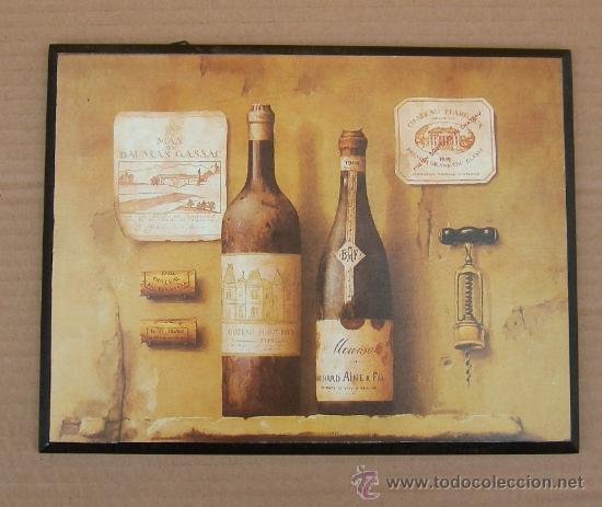Otros objetos de arte: cuadro cata de vino, bodega - Foto 1