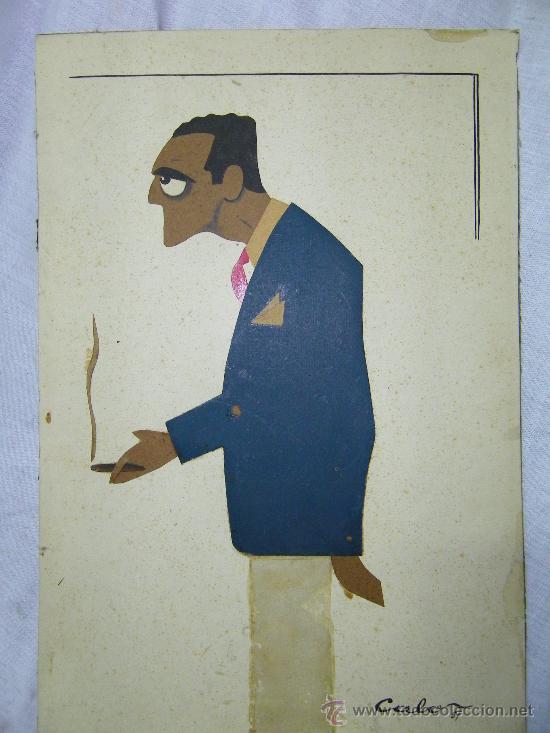 Otros objetos de arte: CARICATURA EN CARTON PEGADO - Foto 1