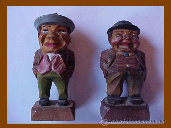 Otros objetos de arte: miniaturas tallas madera - Foto 1