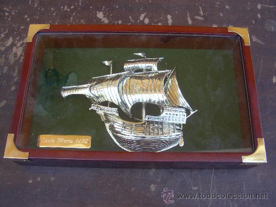 Otros objetos de arte: Cuadro Santa Maria 1492, 28x18 cms - Foto 1