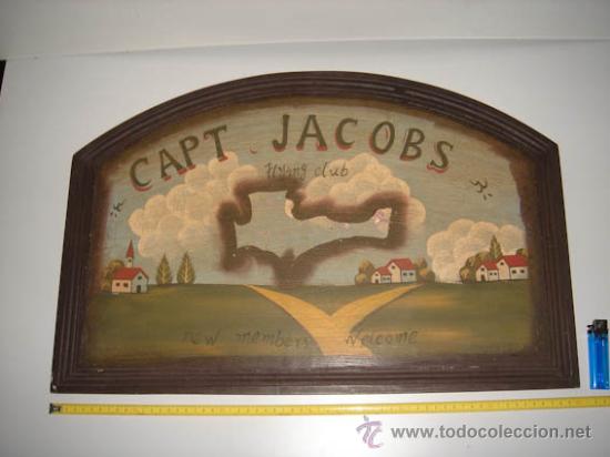 Otros objetos de arte: Cuadro ingl&eacute;s pintado a mano, ideal para pubs. - Foto 1