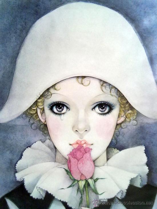 Otros objetos de arte: NI&Ntilde;O ARLEQUIN - Foto 2