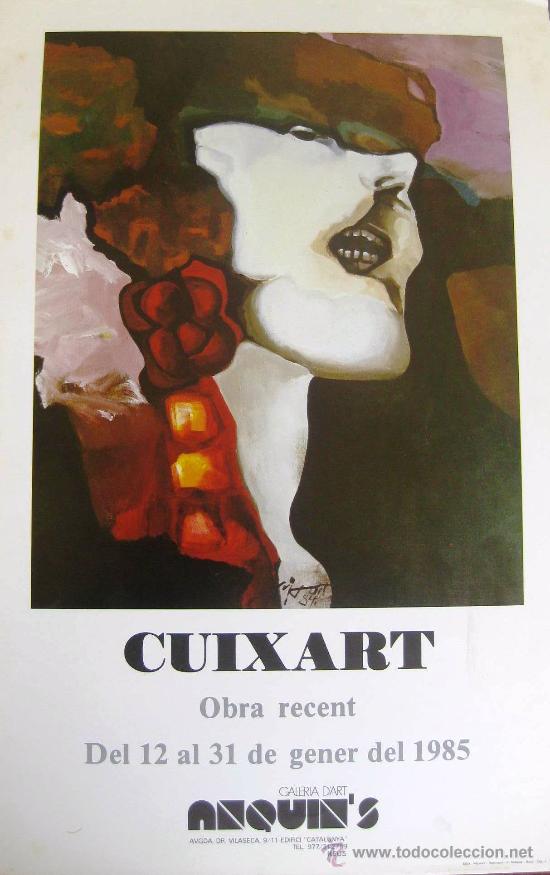 Otros objetos de arte: poster de Cuixart - Foto 1