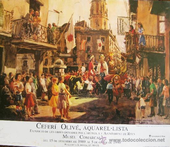 Otros objetos de arte: Poster Ceferino Oliv&eacute; - Foto 1