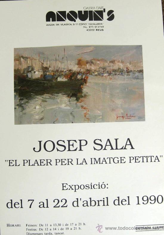 Otros objetos de arte: Poster Josep Sala - Foto 1
