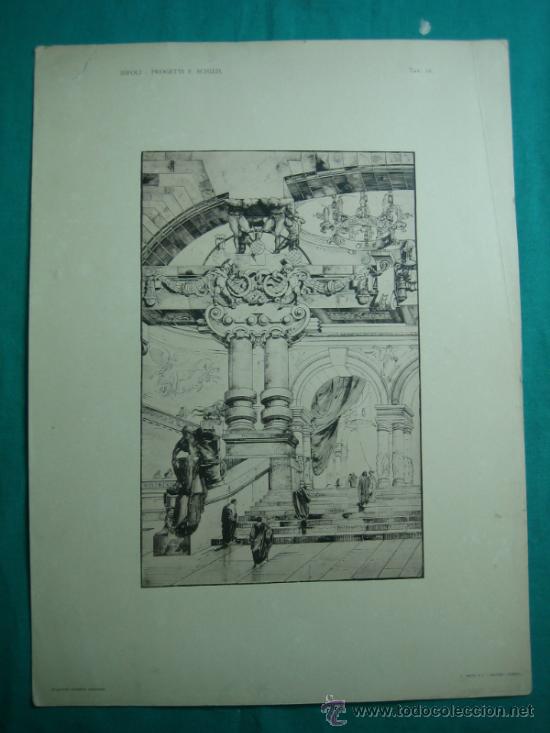 Otros objetos de arte: 17 Laminas Bifuli-Progetti E&acute;schizzi 42&acute;5x31&acute;5 cm - Foto 4