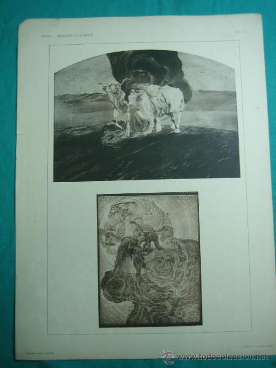 Otros objetos de arte: 17 Laminas Bifuli-Progetti E&acute;schizzi 42&acute;5x31&acute;5 cm - Foto 9
