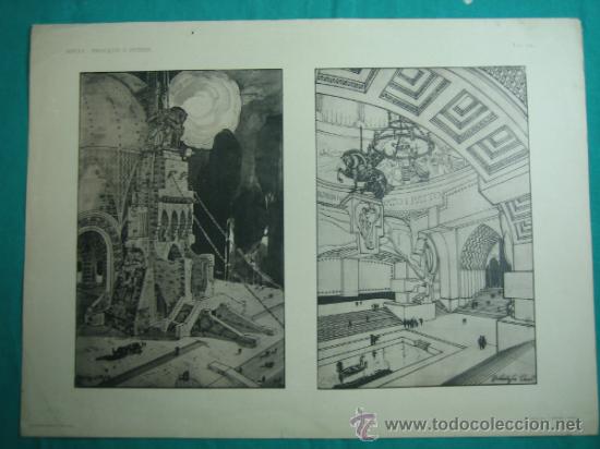 Otros objetos de arte: 17 Laminas Bifuli-Progetti E&acute;schizzi 42&acute;5x31&acute;5 cm - Foto 10
