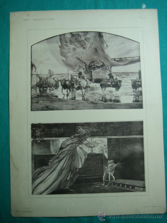 Otros objetos de arte: 17 Laminas Bifuli-Progetti E&acute;schizzi 42&acute;5x31&acute;5 cm - Foto 15
