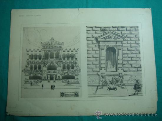 Otros objetos de arte: 17 Laminas Bifuli-Progetti E&acute;schizzi 42&acute;5x31&acute;5 cm - Foto 17