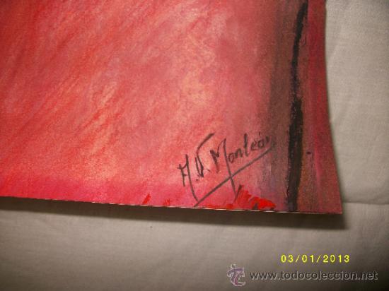 Otros objetos de arte: AUTORETRATO DEL ARTISTA JOAN MONLE&Oacute;N - Foto 2