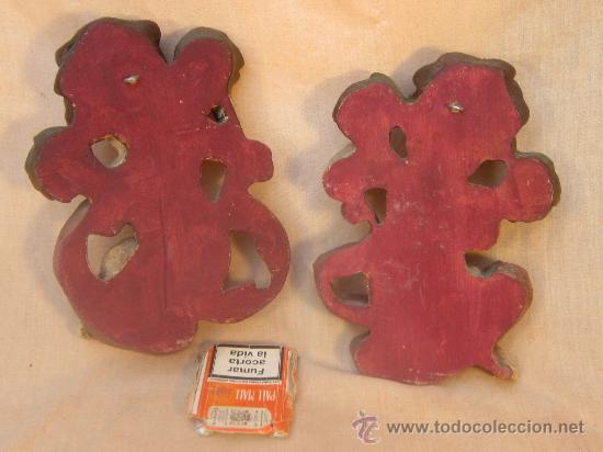 Otros objetos de arte: PAREJA DE ANGELES EN RESINA - Foto 2