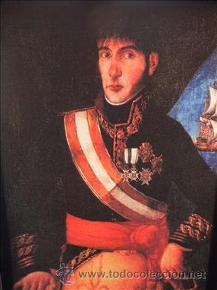 Otros objetos de arte: Retrato de Baltasar Hidalgo de Cisneros, h&eacute;roe de Trafalgar. - Foto 1