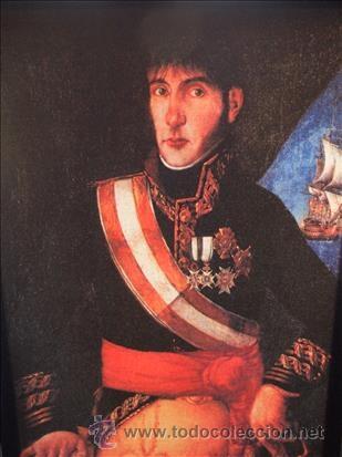 Otros objetos de arte: Retrato de Baltasar Hidalgo de Cisneros, h&eacute;roe de Trafalgar. - Foto 2