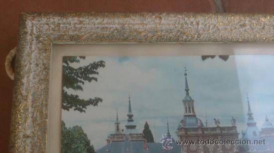 Otros objetos de arte: BONITO MARCO CON POSTAL DEL PALACIO DE LA GRANJA SEGOVIA - Foto 3