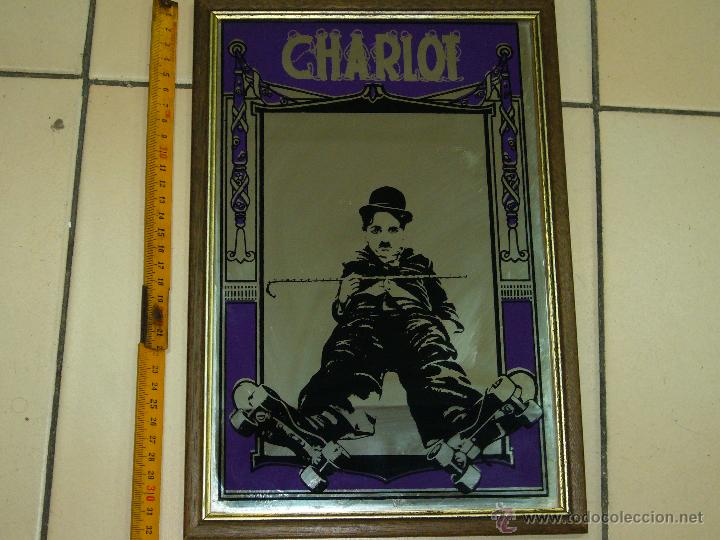 Otros objetos de arte: CHARLOT CUADRO de ESPEJO - Foto 1