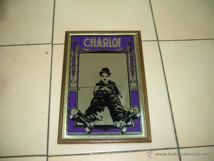 Otros objetos de arte: CHARLOT CUADRO de ESPEJO - Foto 3