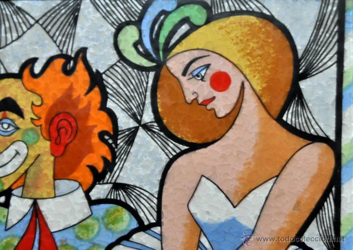 Otros objetos de arte: ESMALTE DE TEMA CIRSENCE DE APROXIMADAMENTE A&Ntilde;OS 60 - Foto 6