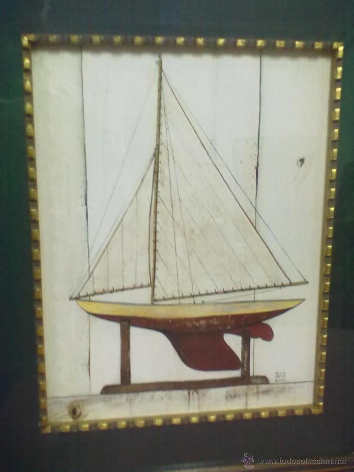 Otros objetos de arte: DAVID CARTER BROWN DOS BARCOS VELEROS - Foto 2