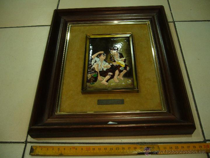 Otros objetos de arte: Porcelana Decorado Con Pintura B.E Murillo - Foto 2