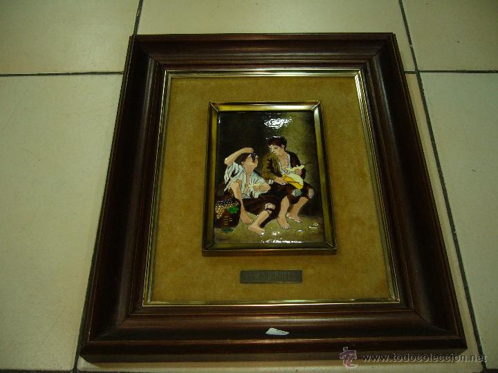 Otros objetos de arte: Porcelana Decorado Con Pintura B.E Murillo - Foto 4