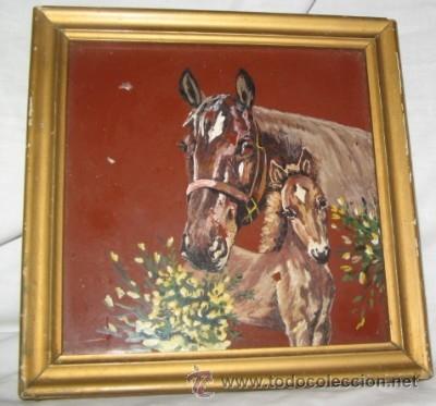 Otros objetos de arte: PINTURA EN AZULEJO ENMARCADA - Foto 1