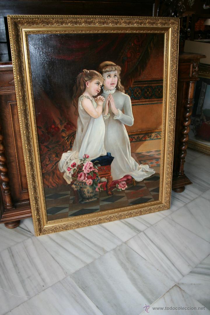 Otros objetos de arte: CUADRO FIRMADO DE 1890. REF. 5680 - Foto 1