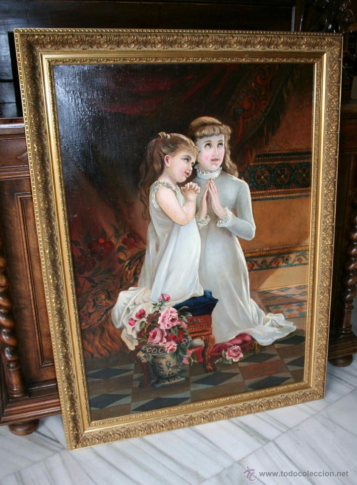 Otros objetos de arte: CUADRO FIRMADO DE 1890. REF. 5680 - Foto 2