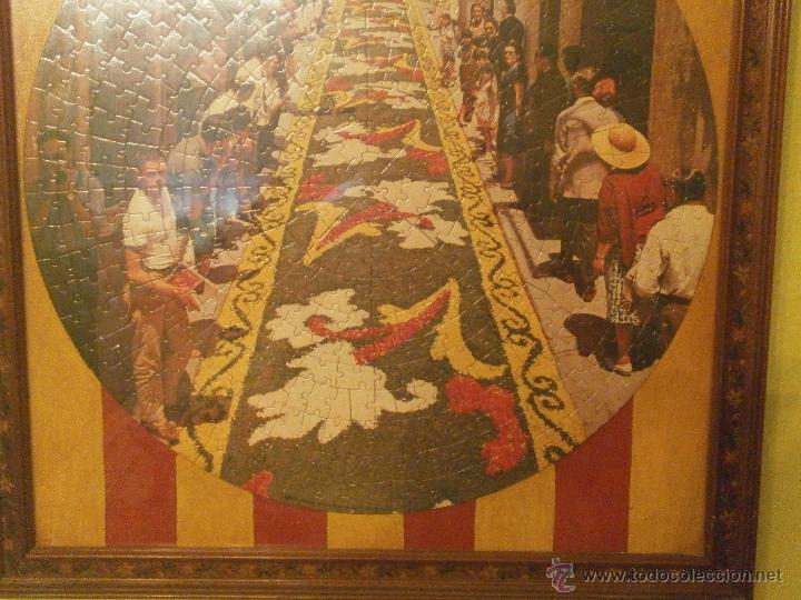 Otros objetos de arte: CUADRO PUZZLE  ALFOMFRAS DE FLORES - Foto 4