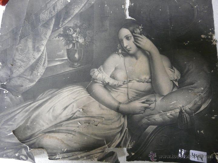 Otros objetos de arte: FOTOGRAF&Iacute;A DE MUJER POSANDO SIGLO XIX - AAA 086 - Foto 2