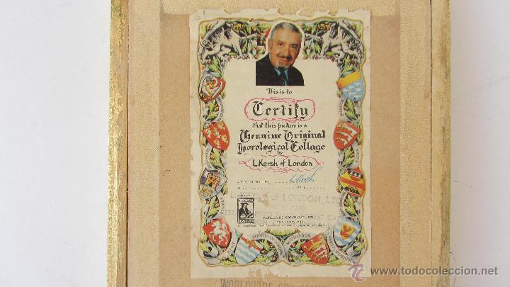 Otros objetos de arte: CUADRO COLLAGE DE L. KERSH de 1975 - Foto 6