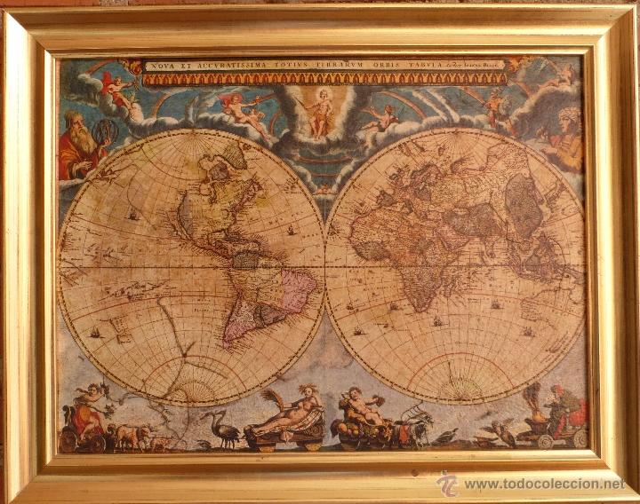 Otros objetos de arte: L&Aacute;MINA DE MAPA DE JOANN BLAEU - Foto 1