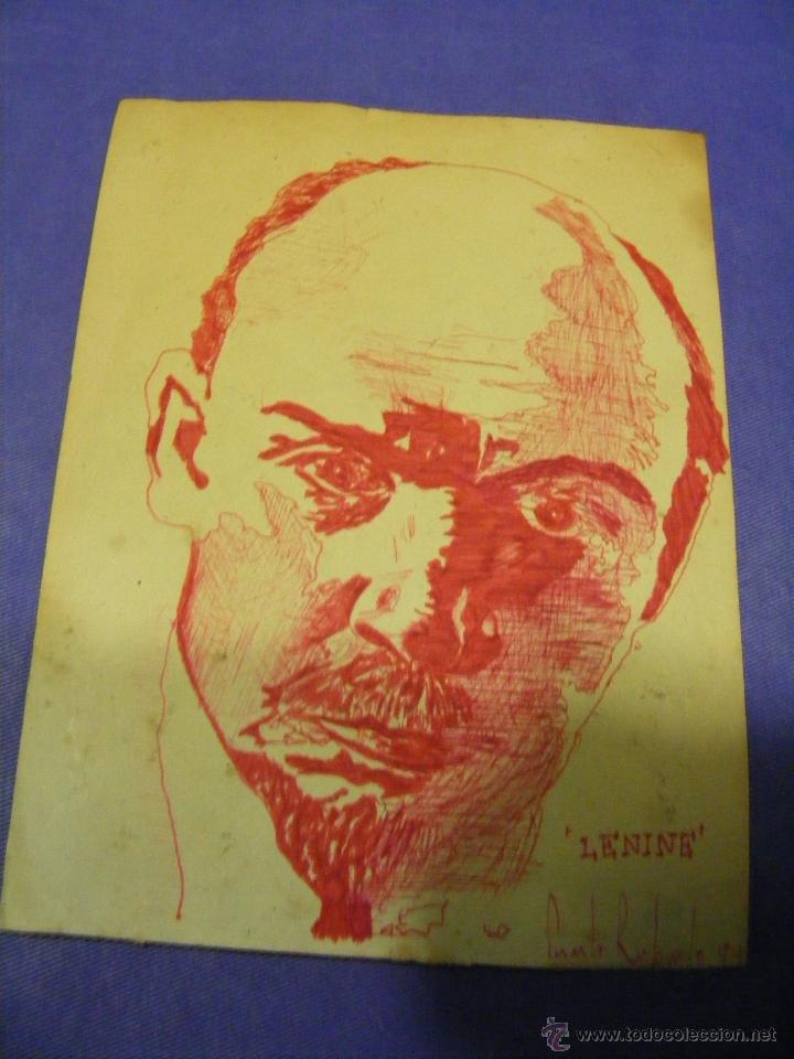Otros objetos de arte: Retrato Lenine - Firmado 1984 - Foto 1