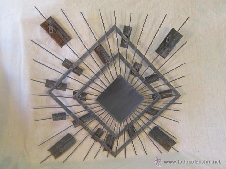 Otros objetos de arte: CUADRO ABSTRACTO EN HIERRO - Foto 5