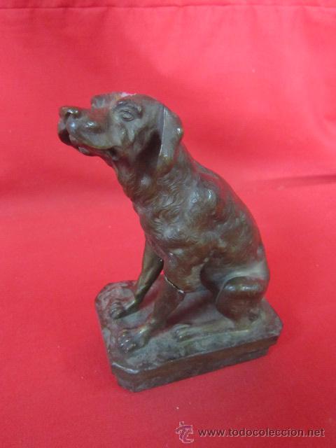 Otros objetos de arte: G Molde de perro realizado en bronce para fundici&oacute;n. - Foto 2