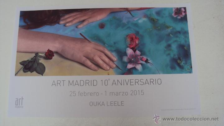 Otros objetos de arte: Cartel Ouka Leele - art-Madrid 2015 - Foto 1