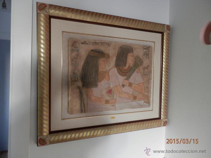 Otros objetos de arte: ESCULTURA ESMARCADA TEMA EGIPTO - Foto 2
